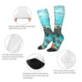 thumbnail image 3 of Balery Underwater Swimming Guinea Pig Printed Novelty Socks Men's Women's Crew Socks Sports Socks Knee High Socks Cotton Socks Quirky and Cool Socks, 3 of 9