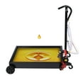 thumbnail image 6 of Oil Drain Pan, Oil Drain Cart 15 Gal Capacity Tank With a 0-145° Rotatable Handle And Four Wheels Oil Drain Pan with Pump, 6 of 24