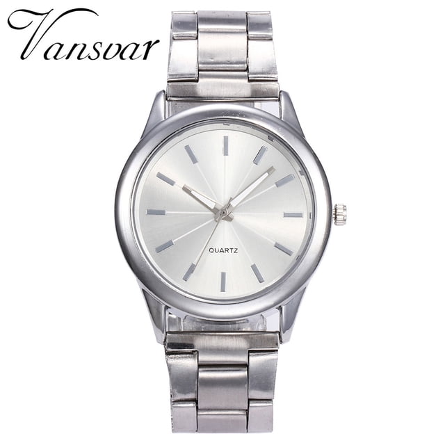 On Sale! Mothers Day Gift for Grilfriend Womens Watches , Casual Quartz Stainless Steel Band Strap Watch Analog Wrist Watch,Silver Buy 2 Save 10%