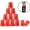 Red, variant on SEISSO 12 pack Quick Stack Cups, Classic Stack Toys , BPA-Free Material, Speed Training Game,for 1+Player