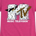 thumbnail image 3 of MTV - Snowman Logo - Toddler & Youth Girls Short Sleeve Graphic T-Shirt, 3 of 5