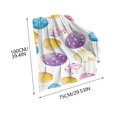 thumbnail image 2 of Tyidzon Easter Throw Blanket Easter Eggs Colorful Fleece Blanket for Couch Sofa Spring Flowers Soft Warm Bed Blankets 30X39 Inch, Lightweight Cozy Blankets and Throws, 2 of 7