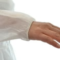 thumbnail image 4 of Dealmed Isolation Gowns, Lightweight, Disposable, Poly-Coated Barrier, White, Pack of 10, 4 of 5