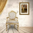 thumbnail image 3 of Haenraets, Willem 14x18 Gold Ornate Wood Framed with Double Matting Museum Art Print Titled - Lady in Grand Cafe, 3 of 4