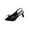 #0299-Black, variant on Xucatan Women's Slingback Heels with Bow Pointed Toe Pumps with Elasticated Strap High Heels for Evening Dress Shoes Closed Pointed Toe Party Wedding Dress Shoes Gift