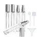 thumbnail image 4 of 5 frascos de perfume de vidrio recargables de 10 ml, portátiles, a prueba de fugas, para fiestas, mini atomizadores resistentes, contenedores de Plata, 4 of 8