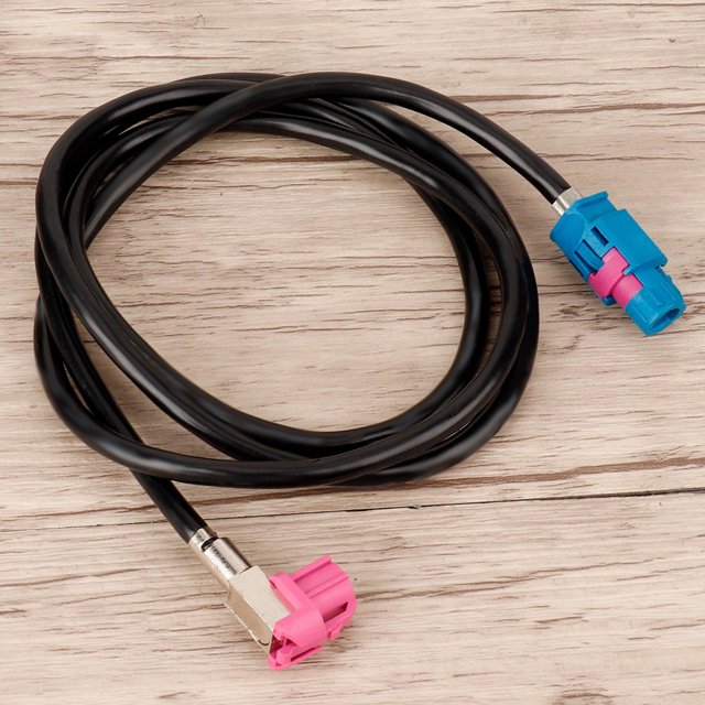 Car Audio Cable, Performance Black Durable 39.37in Car LVDS Video Line, Wear-resistant For Car Accessories Car Repair