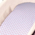 Lenzuola Per Pack And Play 2 Pezzi | Grigio Pois E Chevron | Cotone Jersey 150g/m² | Ipoallergeniche Per Culla Portatile