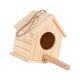 thumbnail image 5 of Casa de pájaros de madera, caja nido decorativa, casa de pájaros colgante, país con soporte de percha 125 cm x 12 cm x 155 cm Cola Casa de pájaros, 5 of 8