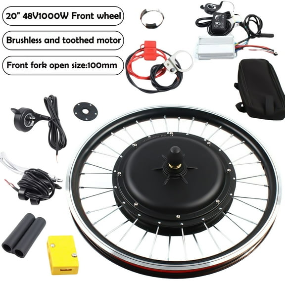 Lightweight Al-Alloy 1000W Front Wheel with High-Speed and Reliable Braking