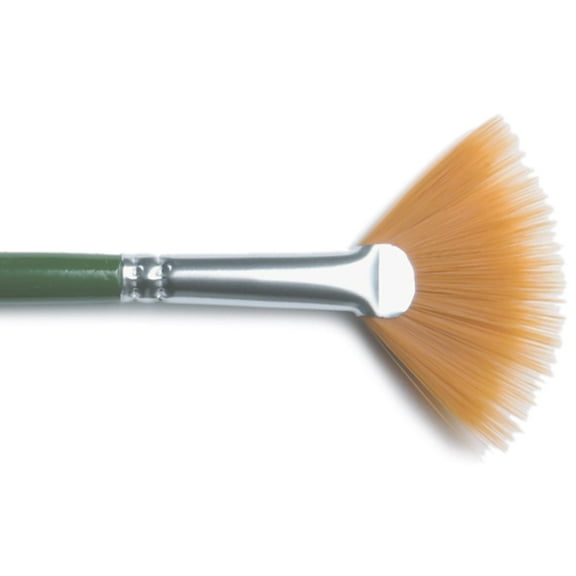 Plaid One Stroke Brush-Fan Size 4