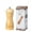 Mutilcolor Size 14.5cm (5inch款) Y3, variant on Manual Pepper Mill with Ceramic Grinder, QQZ Premium Wood Spice Grinder Bottle, Adjustable Coarse to Fine Kitchen Tool for Condiments