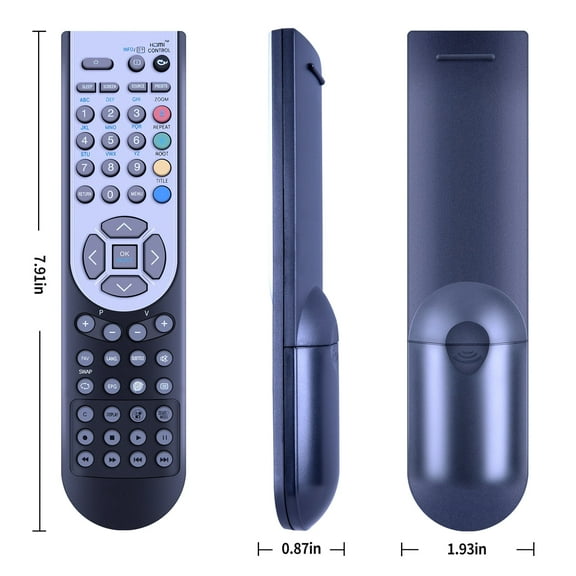 RC1900 Replacement Remote Control for OKI TV LCD LED V16A-PHD V16A-PHDUI V19B-LED4 V19B-PHD V19B-PHDTUVI L19VB-PHDTUV V19B-PHDUV L19VB-PHTUV V19C-PHDLUV C19VC-PHTUV