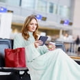 thumbnail image 5 of Tirrinia Wearable Blanket with Sleeves and Pocket for Women & Men, 70" x 50"，machine washable, 5 of 7