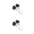 thumbnail image 4 of Qarigey 1 par de manoplas para niños pequeños, manoplas cómodas para exteriores, cubiertas para los dedos colgantes para niños, accesorio de ropa 2piezas Marrón+Café Qarigey CBP392660, 4 of 5