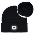 thumbnail image 3 of Linterna frontal Beanie Hat SMINIKER recargable por USB, color negro, 3 of 7