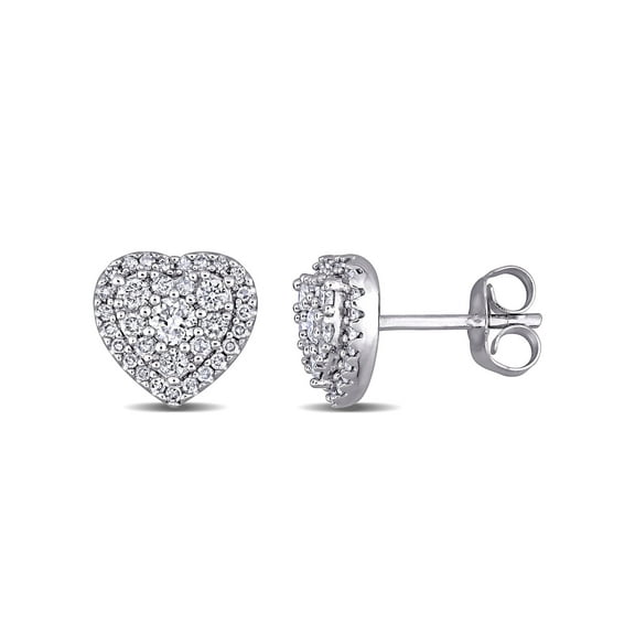 Everly Women's Diamond 10k White Gold Earrings