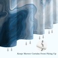 thumbnail image 6 of Blue White Marble Pattern Shower Curtain 72"x72" ,Bathroom Decorative Shower Curtains Set with 12 Hooks,Modern Waterproof Washable Shower Curtain, 6 of 6