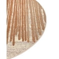thumbnail image 5 of Unique Loom Outdoor Modern Collection Area Rug - Vertex (4' 1" Round Beige Brown/Light Brown), 5 of 9