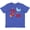 Retro Heather Royal, variant on Inktastic I Love My Yaya to the Moon and Back Youth T-Shirt