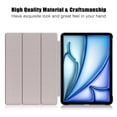 thumbnail image 3 of ELEHOLD for iPad Air 6th Generation 11 Inch Case M2 2024, iPad Air 5th Generation Case 2022 / iPad Air 4th Generation Case 2020 10.9 Inch Auto Sleep/Wake, Slim Trifold Stand Cover,Don't Touch, 3 of 11