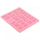thumbnail image 3 of Molde de silicona alfabeto 26 letras rosa hecho a mano herramienta de molde DIY, 3 of 14