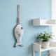 thumbnail image 4 of Escultura de pez colgante, decoración de pared, decoración del hogar, decoración de pared náutica de madera para Blanco, 4 of 9