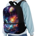 thumbnail image 4 of Uorisanigo 17 inch Kids Backpacks for Boys Girls 6-12, Universe Planet Travel & Sports Multifunctional Back to School Bag with Adjustable Padded Straps, 4 of 6