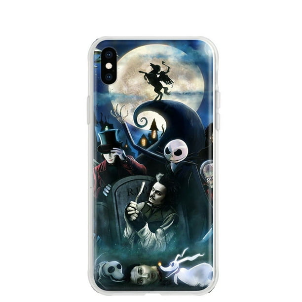 BO-108 The Nightmare Before Christmas Funda Blanda Compatible Con Motorola Moto Edge 30 Fusion E13 E22 E22I G52 G42 G32 G22 G23 Carcasa