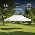 thumbnail image 3 of Ilios Innova | Toldo Plegable Blanco 2x3 Carpa para Exteriores Resistente al Clima, Impermeable, Estructura de Hierro y Tela Oxford 600D., 3 of 9