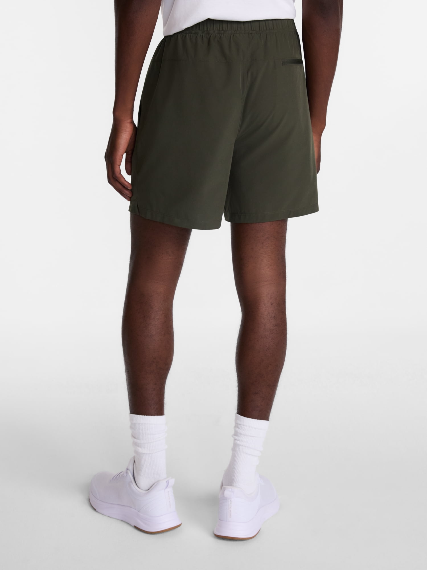 Athletic Works Men's and Big Men's Woven Running Shorts, 6" Inseams, Sizes XS-5XB
