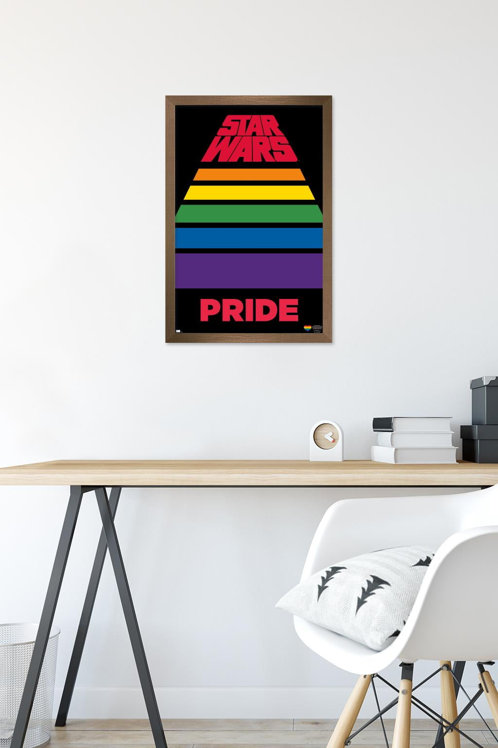 Star Wars: Saga - Scroll Pride Wall Poster, 14.725" x 22.375" Framed
