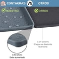 thumbnail image 4 of Tapete de Silicona CONTAERAS Gris Antidesbordamiento para Mascotas Pequeñas, Medianas y Grandes, 4 of 7