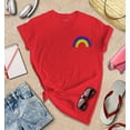 thumbnail image 3 of S4E Women's Rainbow Flag LGBTQ Gay Pride T-Shirt XXX-Large Red, 3 of 4