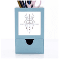 thumbnail image 1 of Totem Pattern Geometry Fan Alien Desk Supplies Organizer Pen Holder Card, 1 of 3