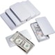 thumbnail image 1 of 8 cajas de lata de metal plateadas con tapa de 17 x 9 x 1,5 cm, rectangulares, vacías, para manualidades, joyas, dinero en efectivo y llaves de coche., 1 of 5