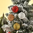thumbnail image 4 of 6 bolas navideñas de 6 cm para decorar el árbol de Navidad, colgantes para colgar en la fiesta de Navidad, Año Nuevo 2025, 4 of 5