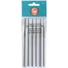 Boye Steel Crochet Aluminum Hook Set with Tapered Throats, 0, 1, 7, 8, 9, 10 (6 Piece)