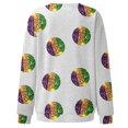 thumbnail image 4 of EHQJNJ Chandails en Molleton pour Femmes Sans Capuche Jaune Printemps Été Imprimé Manches Courtes Col Rond T-Shirt Grande Taille Chandails en Molleton Mignons pour Femmes Graphique, 4 of 5
