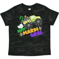thumbnail image 3 of Inktastic Happy Mardi Gras Monster Truck with Beads Boys or Girls Toddler T-Shirt, 3 of 5