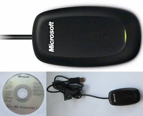 official microsoft xbox 360 wireless gaming receiver for windows