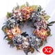 thumbnail image 1 of 2x de Artificiales 22 " forma forma forma Grande para Puerta Dentera Wall Colco corona de hortensias de puerta principal, 1 of 5