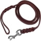 thumbnail image 1 of Brown Leather Dog Leash 7/6/5 Feet Belt Rope Leather Pet Running Walking (1.6M), 1 of 5