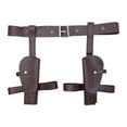 thumbnail image 1 of Cinturón Vaquero Occidental Ajustable con Hebilla Resistente Accesorio para Disfraz Doble Soporte Funcional Y Material de Piel Sintética Adecuado para Marrón, 1 of 5