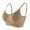 Khaki, variant on Bigersell Lace Bra Women's Ruched Sport Bras Padded Workout Tops Medium Support Crop Tops Female Full-Coverage Wirefree Bra Women Spandex Full-Figure Bra Style 1476, Khaki One Size