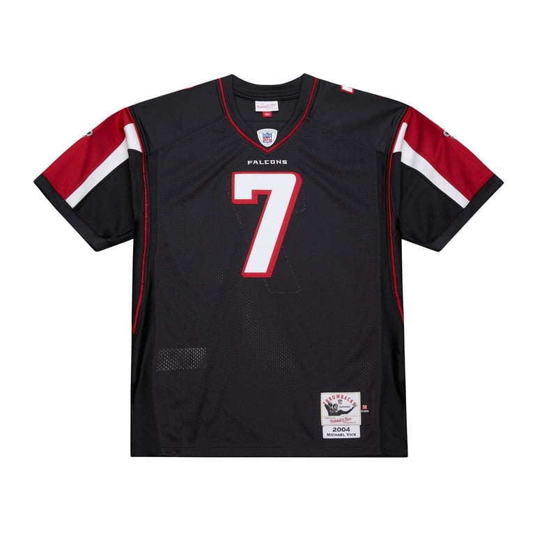 Men's Mitchell & Ness Michael Vick Black Atlanta Falcons 2004