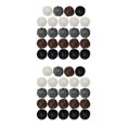 thumbnail image 1 of Ounissouiy 15/24Pc 5cm Bolas de ratán de mimbre Boda Fiesta de Navidad Negro Gris Blanco 2piezas Negro Gris Blanco 24 piezas 5 CM, 1 of 1