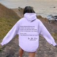 thumbnail image 3 of Women's Word Graphic Vintage Hoodie Long Sleeve Sweatshirt, 3 of 6