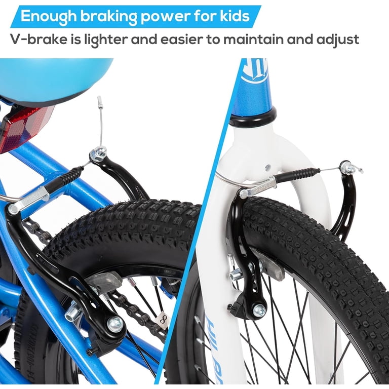 HILAND, Kids Mountain Bike, 20 inch, Blue with Dual Handbrakes