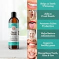 Coconut Pulling Oil (8 Fl.Oz), Mint Oil Pulling Mouthwash with Tongue